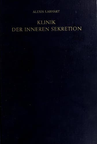 Tapa de Klinik der inneren Sekretion