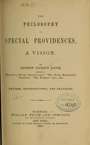 Tapa de The philosophy of special providences