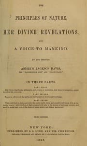 Tapa de The principles of nature, her divine revelations