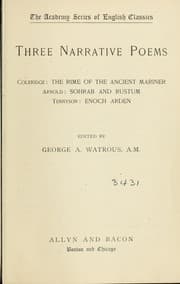 Tapa de Three narrative poems