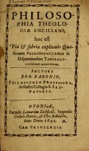 Tapa de Philosophia theologiae ancillans