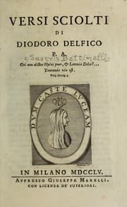 Tapa de Versi sciolti