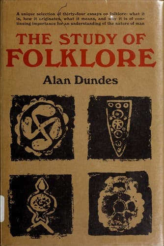 Tapa de The study of folklore