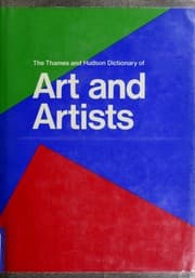 Tapa de Thames and Hudson Dictionary of Art and Artists