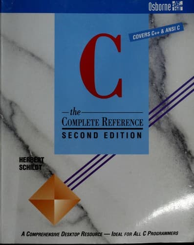Tapa de C, the complete reference