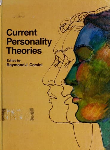 Tapa de Current personality theories
