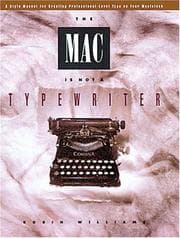 Tapa de The Mac is not a typewriter