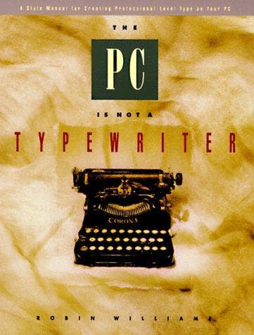 Tapa de The Pc is Not a Typewriter