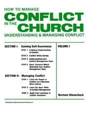 Tapa de How to manage conflict in the church