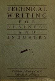 Tapa de Technical writing for business and industry