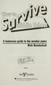 Tapa de How to survive middle school