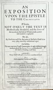 Tapa de An exposition vpon the Epistle to the Colossians