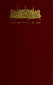 Tapa de The home of the Hollands, 1605-1820