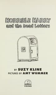 Tapa de Horrible Harry and the dead letters