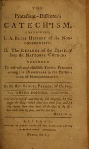 Tapa de The Protestant-dissenter's catechism
