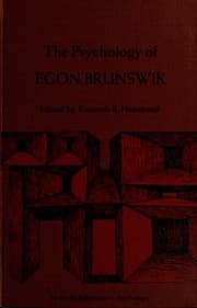 Tapa de The Psychology of Egon Brunswik