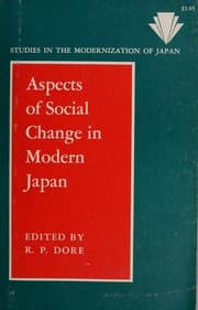 Tapa de Aspects of social change in modern Japan