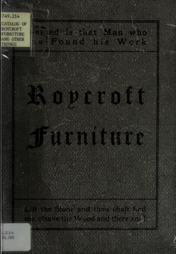 Tapa de Roycroft Furniture