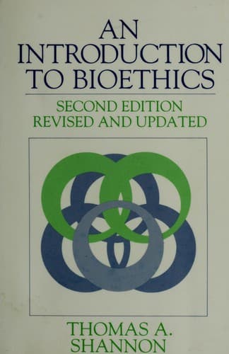 Tapa de An introduction to bioethics