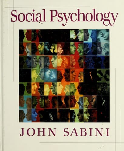 Tapa de Social psychology
