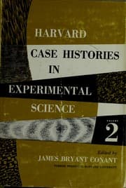 Tapa de Harvard case histories in experimental science