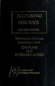 Tapa de Accounting desk book