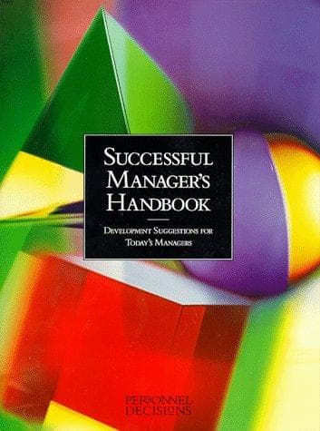 Tapa de Successful Manager's Handbook