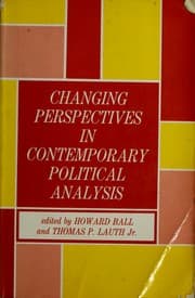 Tapa de Changing perspectives in contemporary political analysis