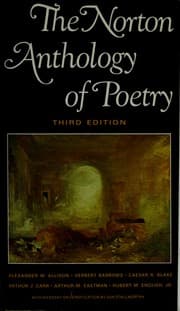 Tapa de The Norton anthology of poetry--third edition