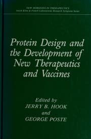 Tapa de Protein design and the development of new therapeutics and vaccines