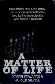 Tapa de A matter of life, the story of a medical breakthrough