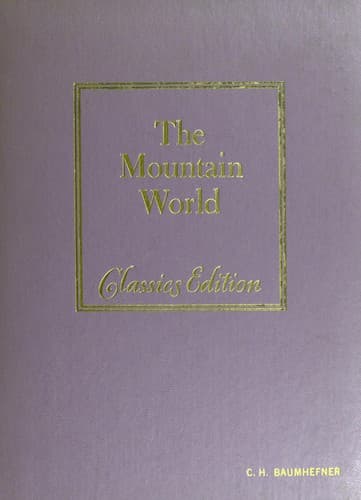 Tapa de The mountain world