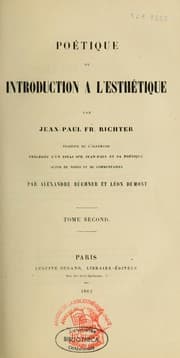 Tapa de Poétique, ou, Introduction à l'esthétique