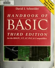 Tapa de Handbook of BASIC: for the IBM PC, XT, AT, PS/2, and compatibles