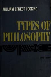 Tapa de Types of philosophy