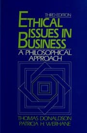 Tapa de Ethical issues in business