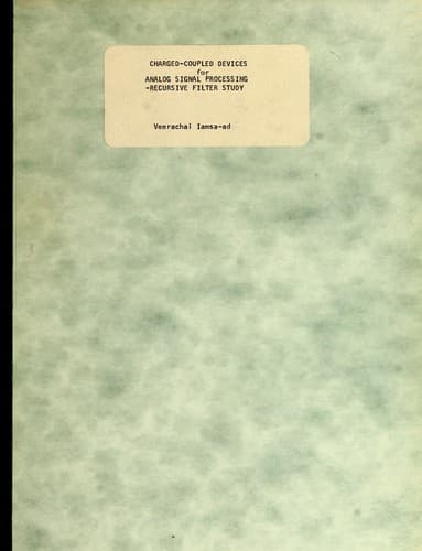 Tapa de Charge-coupled devices for analog signal processing