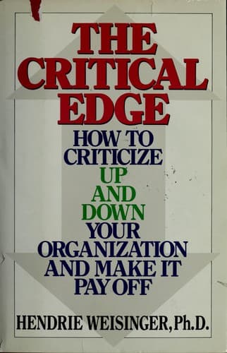 Tapa de The critical edge