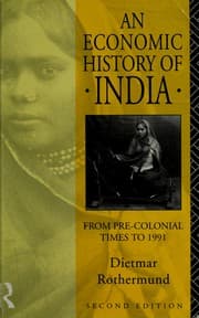 Tapa de An economic history of India