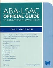 Tapa de ABA-LSAC Official Guide to ABA-Approved Law Schools