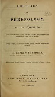 Tapa de Lectures on phrenology