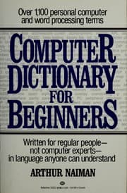 Tapa de Computer dictionary for beginners