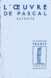 Tapa de L' oeuvre de Pascal