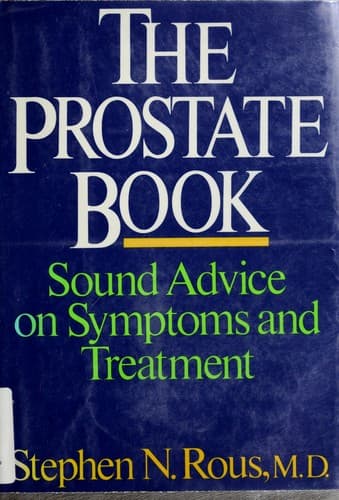 Tapa de The prostate book