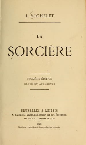 Tapa de La sorcière