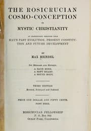 Tapa de The Rosicrucian cosmo-conception