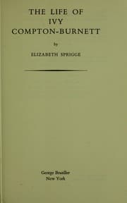 Tapa de The life of Ivy Compton-Burnett