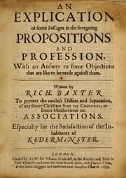 Tapa de An explication of some passages in the foregoing propositions and profession