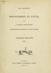 Tapa de An account of the discoveries in Lycia