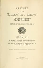 Tapa de An account of the Soldiers' and Sailors' Monument